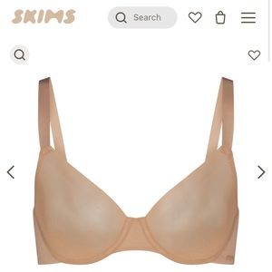 Skims Unlined Demi Bra - Clay - 34C